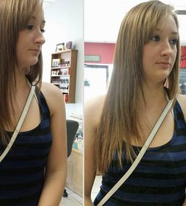 Women's haircut, coloring and style by Mario Giganti, North Ridgeville, Cleveland, Ohio